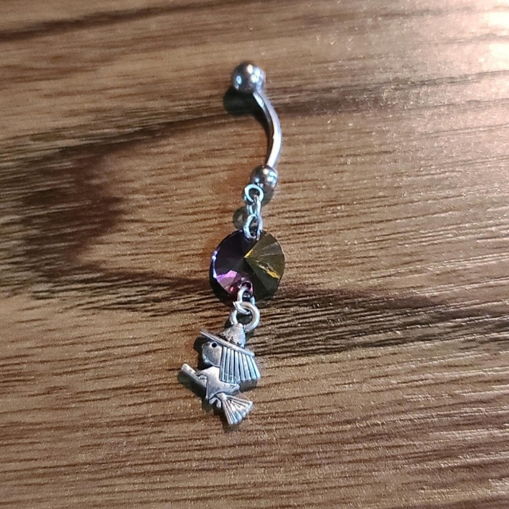 Wicked Witch Belly button ring